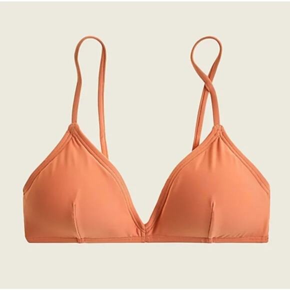 J. Crew Other - NWT J. Crew French Bikini Top in Coral Size 2X